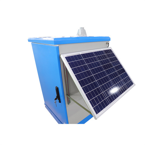 Rack to go solar battery installation